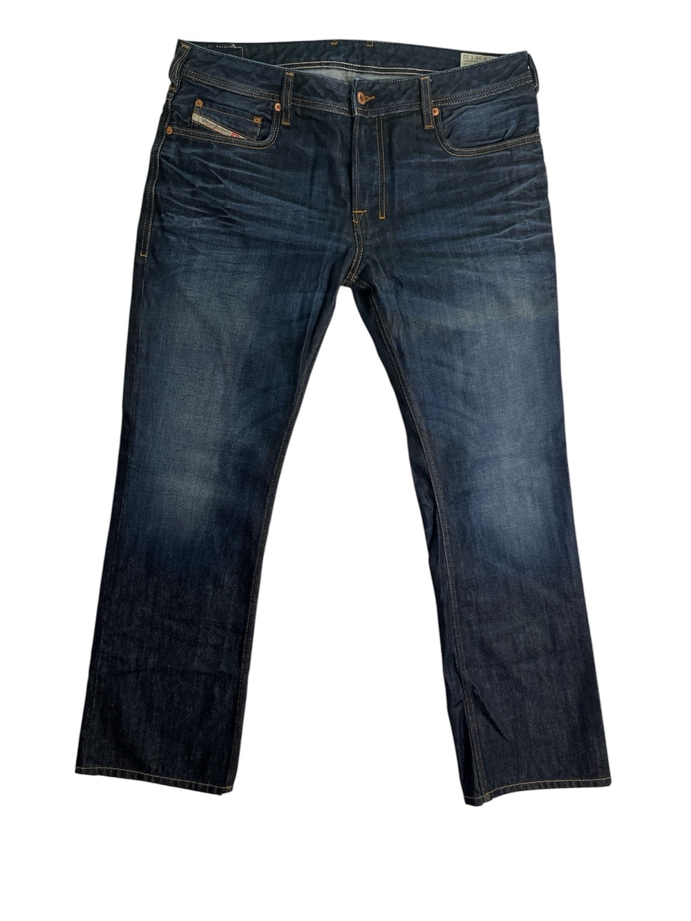 Diesel Zatiny Bootcut Jeans Men’s 36x32 Dark Wash Y2K Designer Denim 100% Cotton